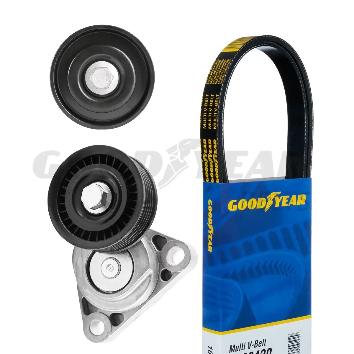 2004-2007 Cadillac CTS Serpentine Belt Drive Component Kit Goodyear 3187
